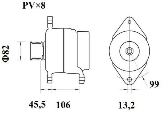 Генератор Mahle Original MG877 ціна, від 227.19 USD