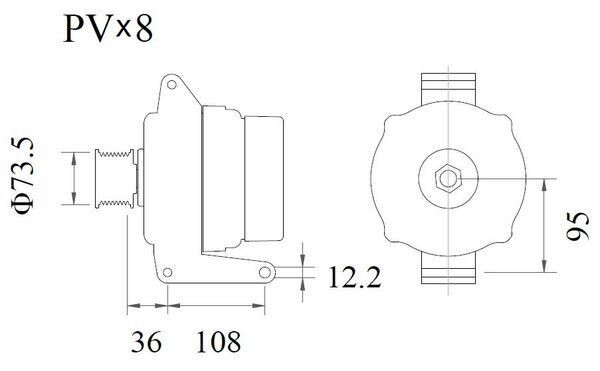 Генератор Mahle Original MG936 ціна, від 320.31 USD