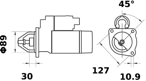 Стартер Mahle Original MS138 ціна, від 181.69 USD
