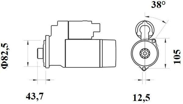 Стартер Mahle Original MS140 ціна, від 128.16 USD