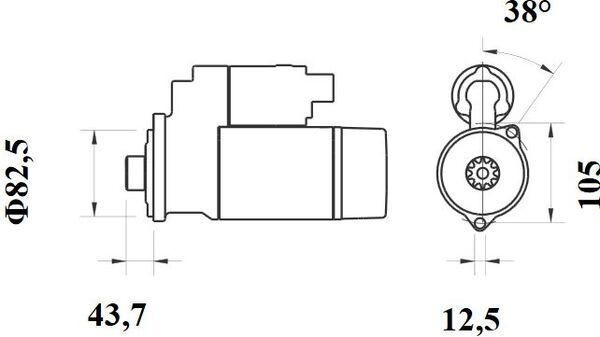 Стартер Mahle Original MS432 ціна, від 127.26 USD