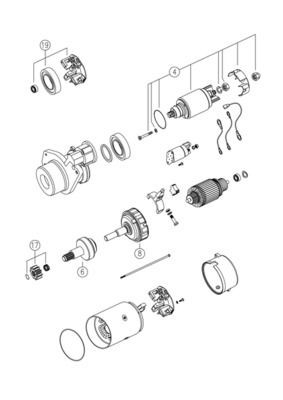 MS773 Mahle Original Стартер двигуна