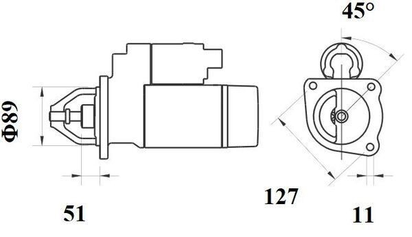 Стартер Mahle Original MS774 ціна, від 281.52 USD