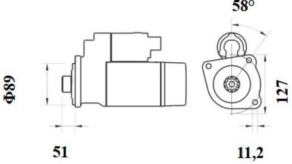 MS888 Mahle Original Стартер двигуна