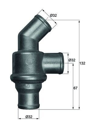 Автомобільний термостат Mahle Original TH1680 ціна, від 28.85 USD