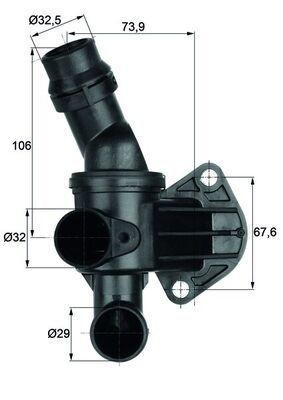 Корпус термостата TI680 Mahle Original
