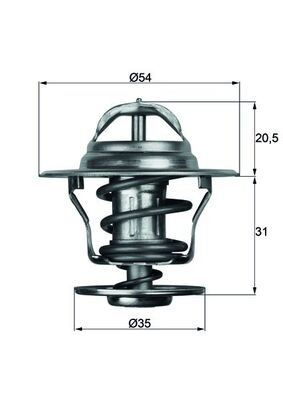 Термостат TX1371D Mahle Original