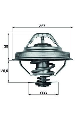 Автомобільний термостат Mahle Original TX2892D ціна, від 13.17 USD