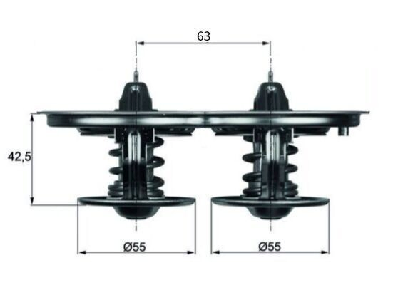 TX3275D Mahle Original Авто термостат