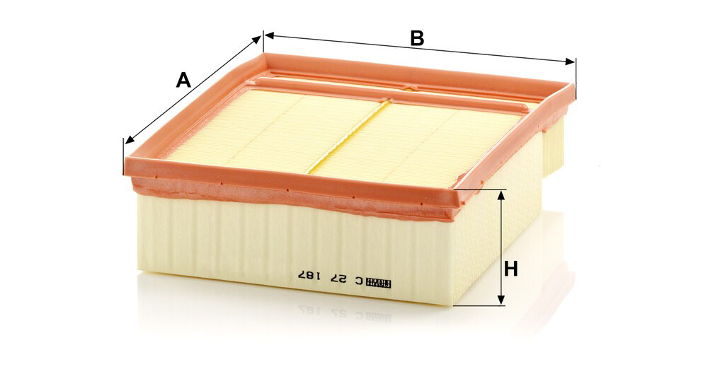Елемент повітряного фільтра Mann-Filter C27187 ціна, від 21.03 USD