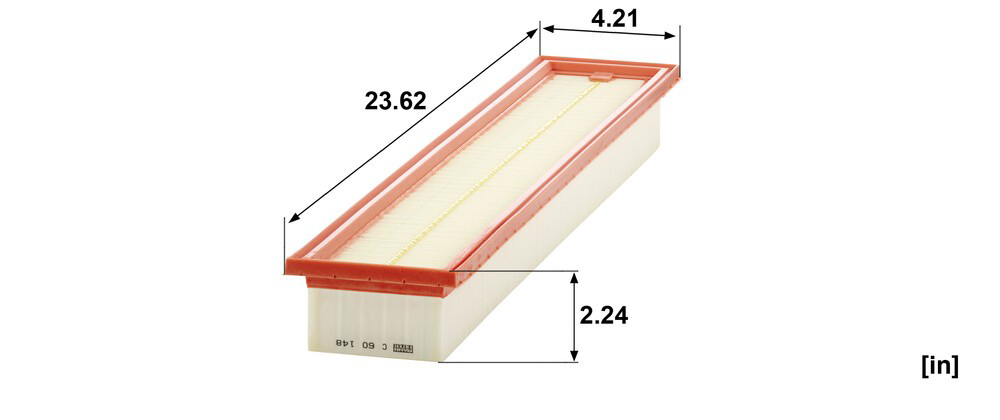 Фільтр повітряний обігрівача Mann-Filter C60148 ціна, від 16.45 USD
