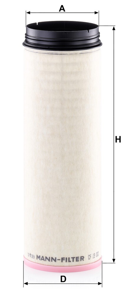 CF19002 Mann-Filter Фільтр повітряний насосу подачі вторинного повітря