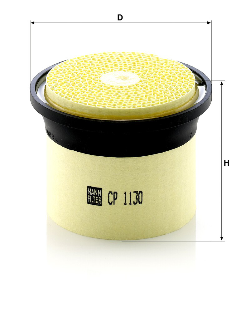 CP1130 Mann-Filter Повітряний фільтр двигуна