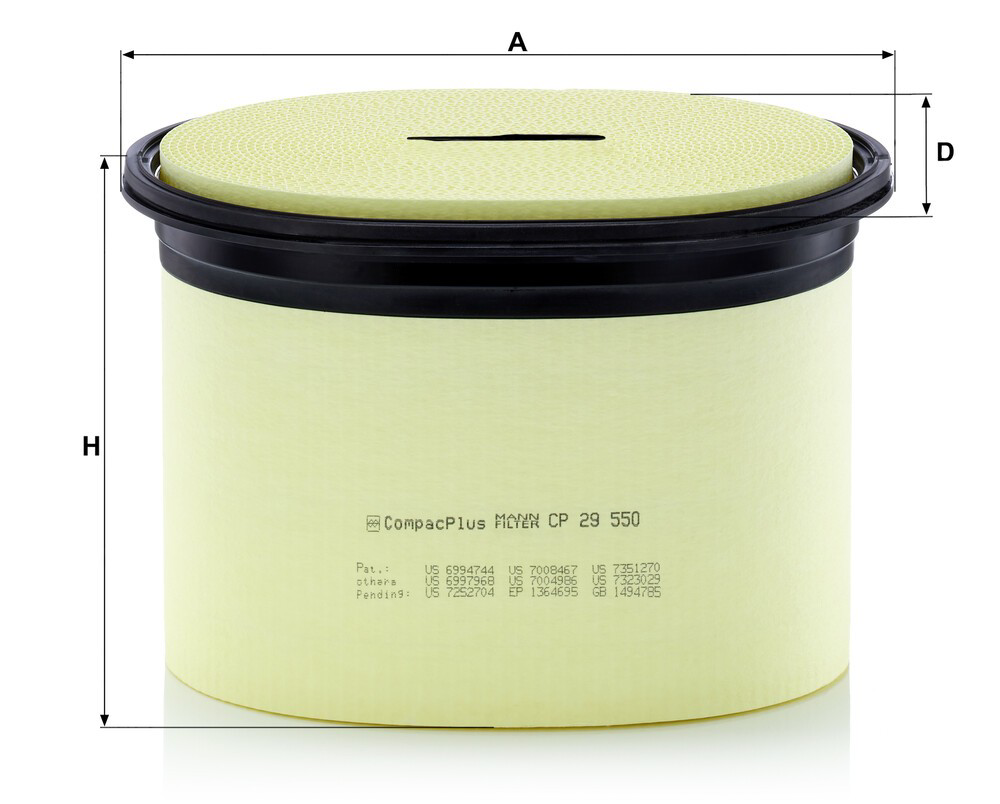 CP29550 Mann-Filter Повітряний фільтр двигуна