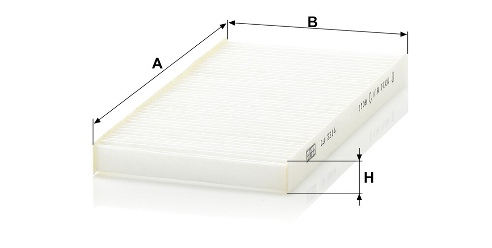 Фільтр повітряний обігрівача Mann-Filter CU22142 ціна, від 5.71 USD