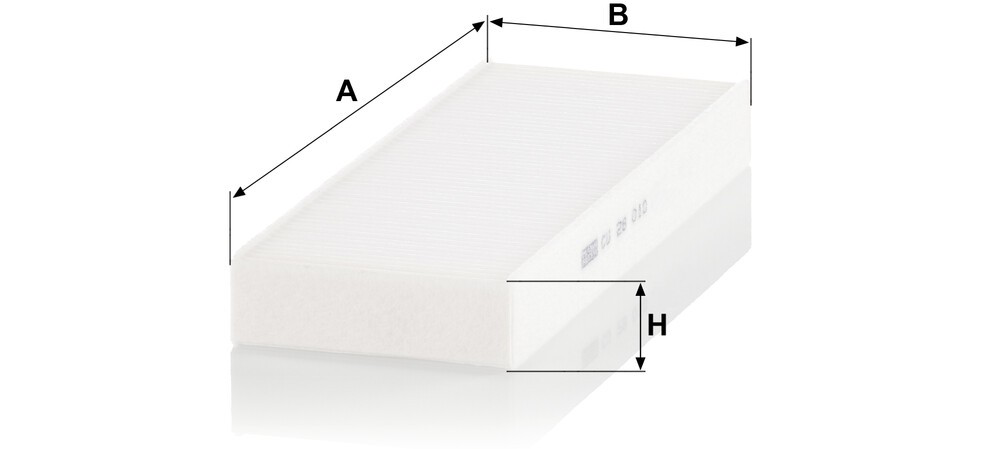Купити CU28010 Mann-Filter Фільтр салону вугільний