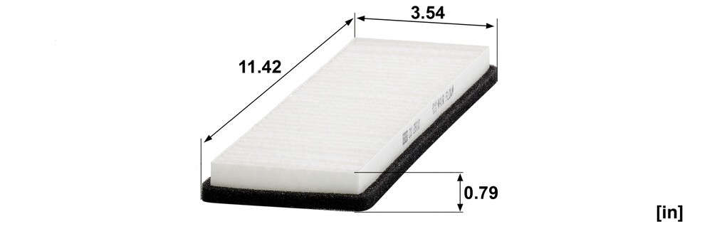 Фільтр повітряний обігрівача Mann-Filter CU2910 ціна, від 11.90 USD