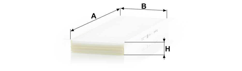 CU3649 Mann-Filter Внутрішньосалонний фільтр
