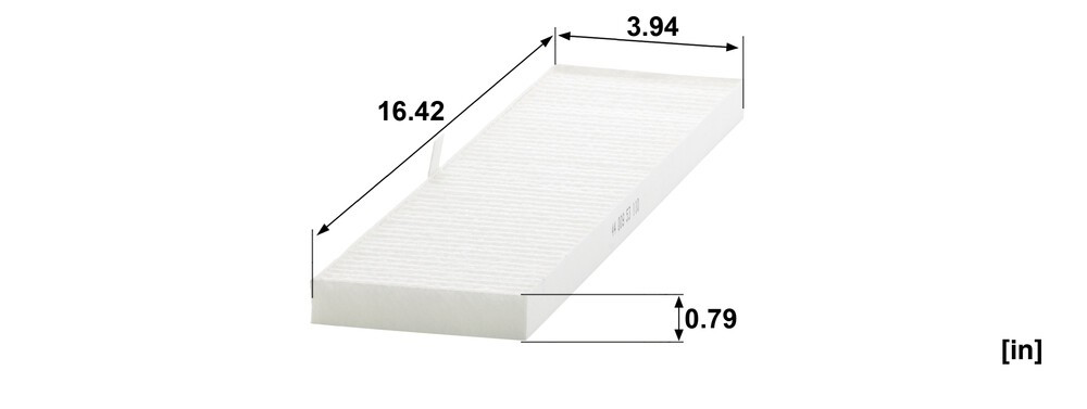 Фільтр повітряний обігрівача Mann-Filter CU4219 ціна, від 11.05 USD
