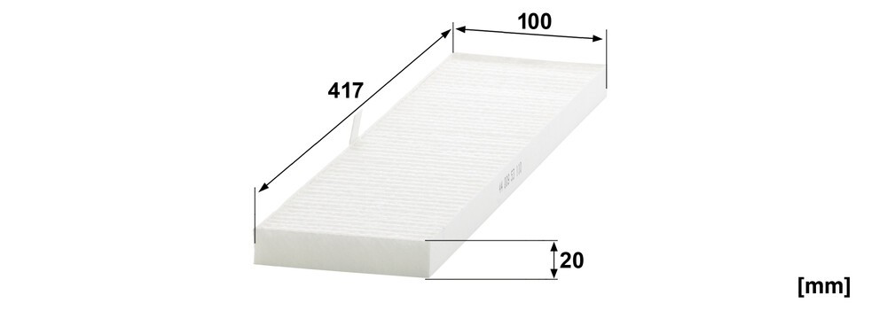 Купити CU4219 Mann-Filter Фільтр салону вугільний