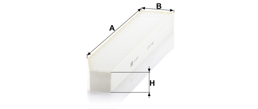 Фільтр повітряний обігрівача Mann-Filter CU4727 ціна, від 16.93 USD