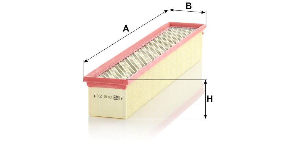 Фільтр повітряний обігрівача Mann-Filter CU61225 ціна, від 25.57 USD