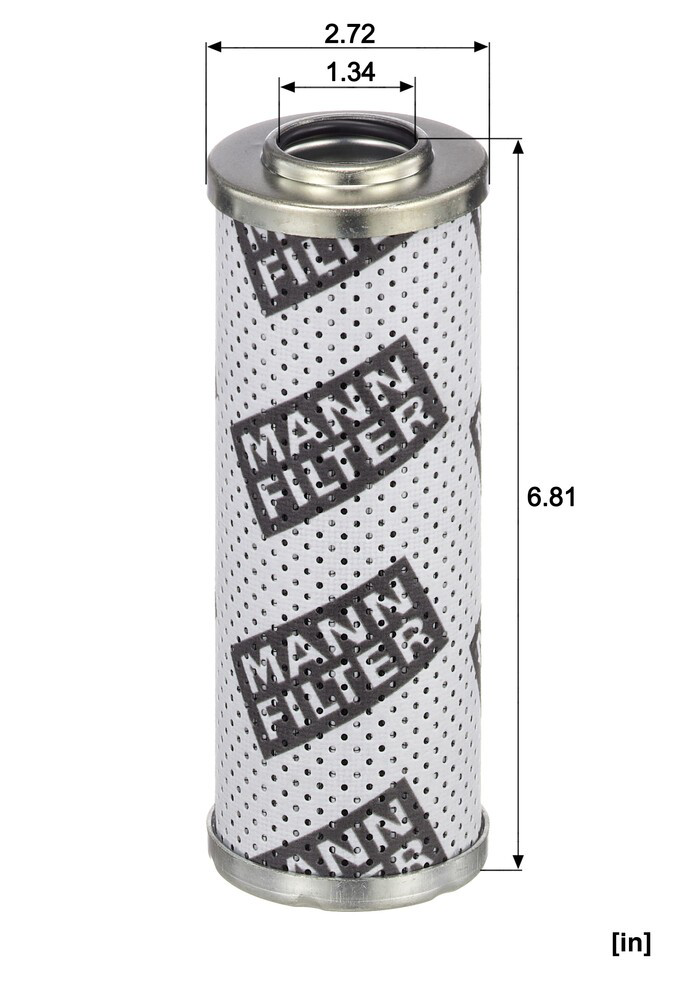 Фільтр гідравлічної системи Mann-Filter HD725