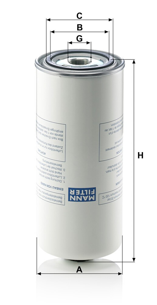 Фільтр повітряний компресора підкачки (амортизаторів) Mann-Filter LB9622 ціна, від 45.01 USD