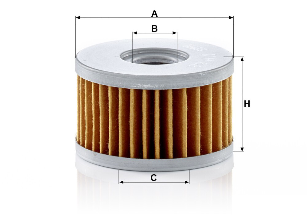 Масляний фільтр двигуна Mann-Filter MH68 ціна, від 4.68 USD