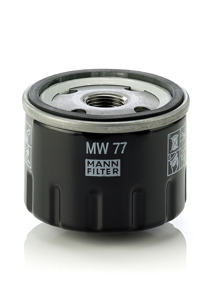 Масляний фільтр двигуна Mann-Filter MW77 ціна, від 4.01 USD