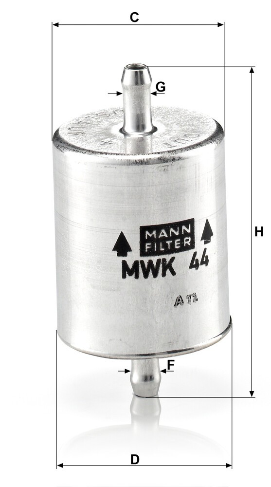 MWK44 Mann-Filter Фільтр палива