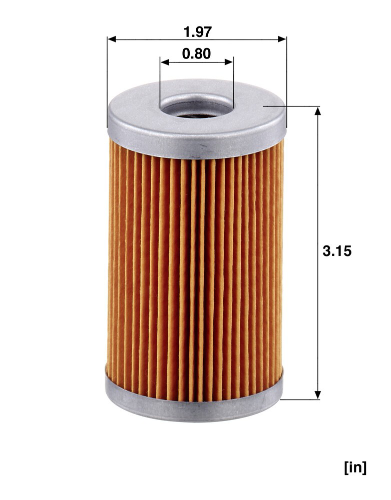 Фільтр тонкого очищення палива Mann-Filter P5005 ціна, від 7.37 USD