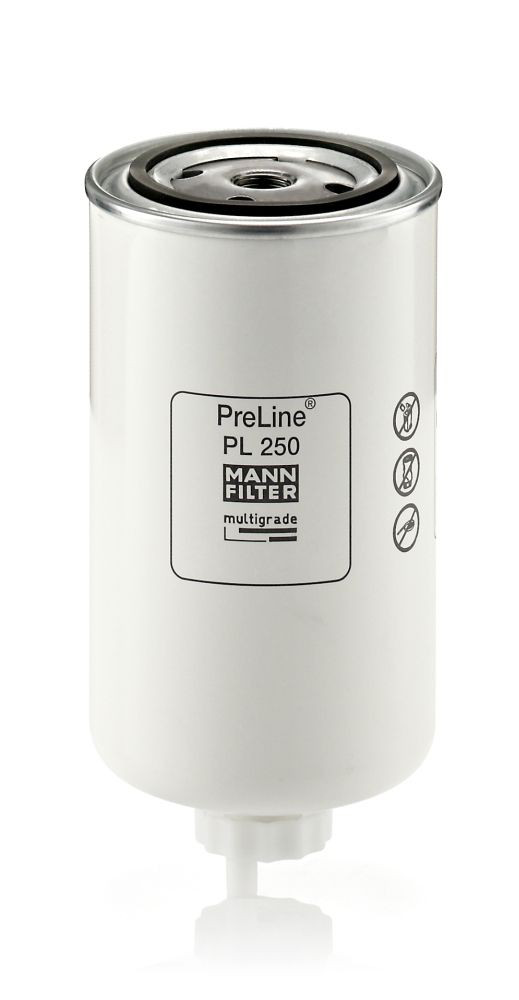 Фільтр тонкого очищення палива Mann-Filter PL250 ціна, від 40.20 USD