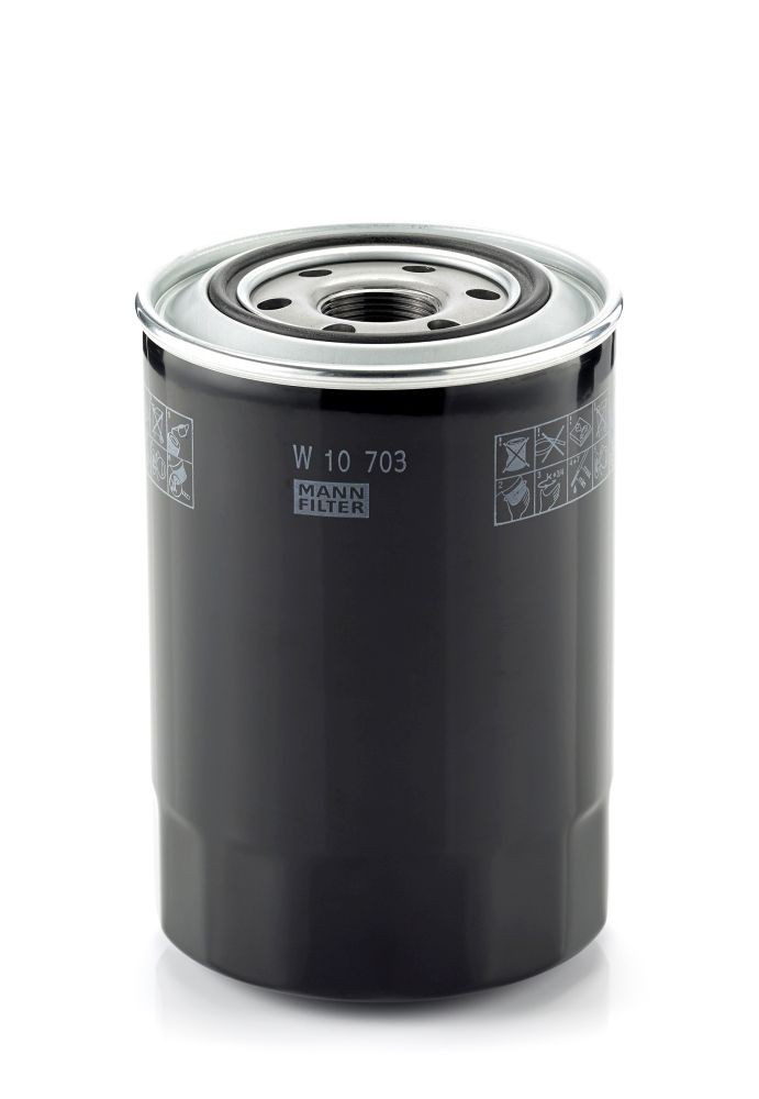 Масляний фільтр двигуна Mann-Filter W10703 ціна, від 8.65 USD