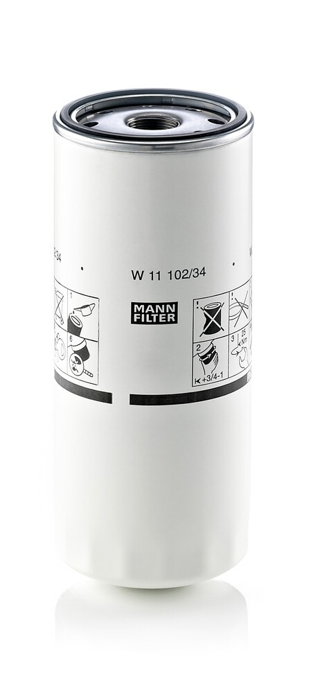 Масляний фільтр двигуна Mann-Filter W1110234 ціна, від 20.40 USD