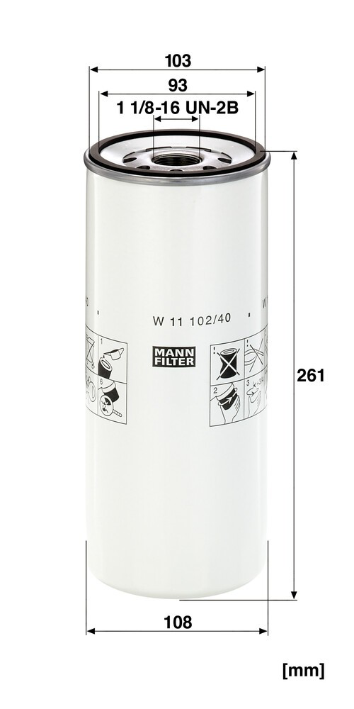 Купити W1110240 Mann-Filter Фільтр очищення масла відцентровий