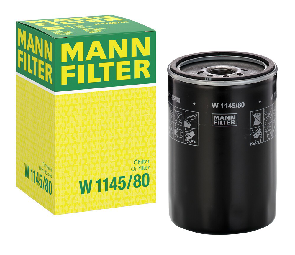 Масляний фільтр двигуна Mann-Filter W114580 ціна, від 15.90 USD