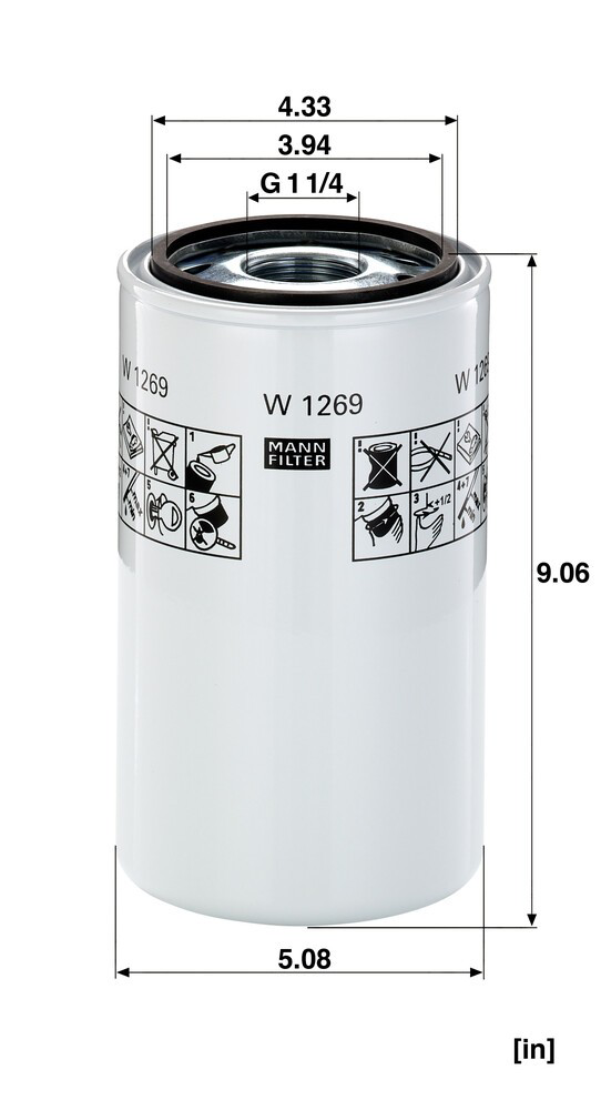 W1269 Mann-Filter 