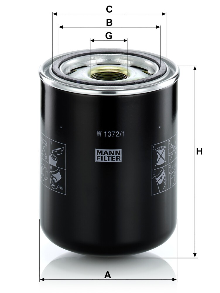 W13721 Mann-Filter Фільтр гідравлічної системи