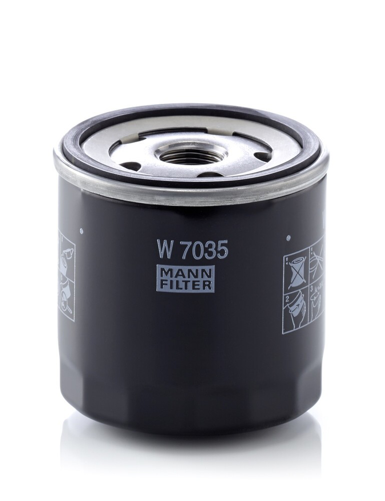Масляний фільтр двигуна Mann-Filter W7035 ціна, від 8.08 USD