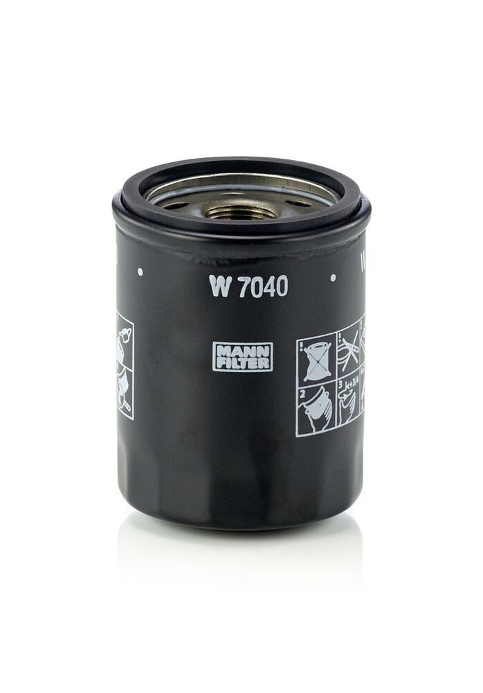Масляний фільтр двигуна Mann-Filter W7040 ціна, від 6.53 USD