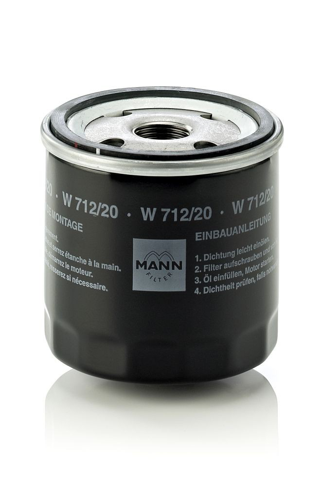 Масляний фільтр двигуна Mann-Filter W71220 ціна, від 5.07 USD