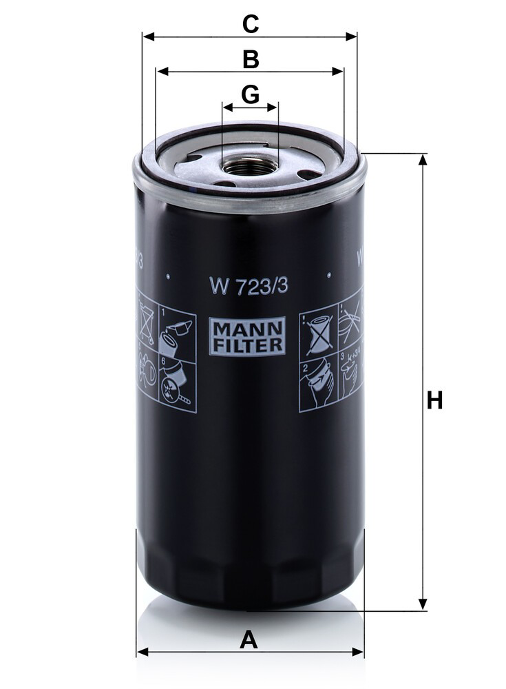 Масляний фільтр двигуна Renault (RVI) 7701028406 ціна, від 6.99 USD