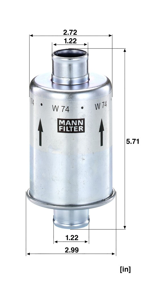  Mann-Filter W74 ціна, від 38.83 USD