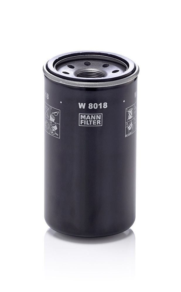 Масляний фільтр двигуна Mann-Filter W8018 ціна, від 14.93 USD