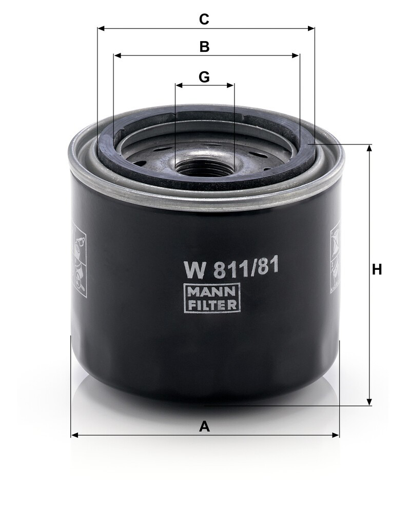 W81181 Mann-Filter Фільтр масла