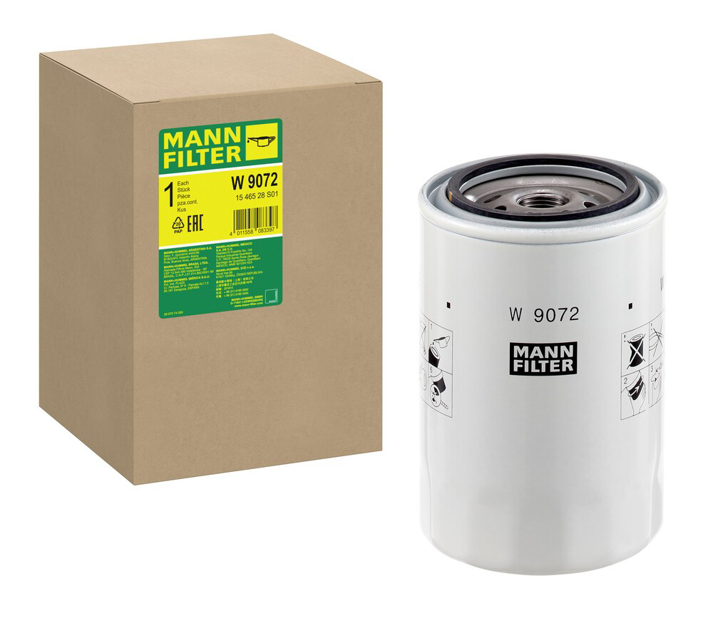 Масляний фільтр W9072 Mann-Filter