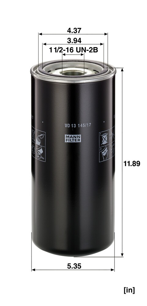 WD1314517 Mann-Filter Фільтр масла