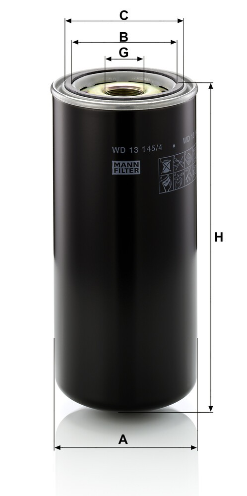 Купити WD131454 Mann-Filter Фільтр очищення масла відцентровий