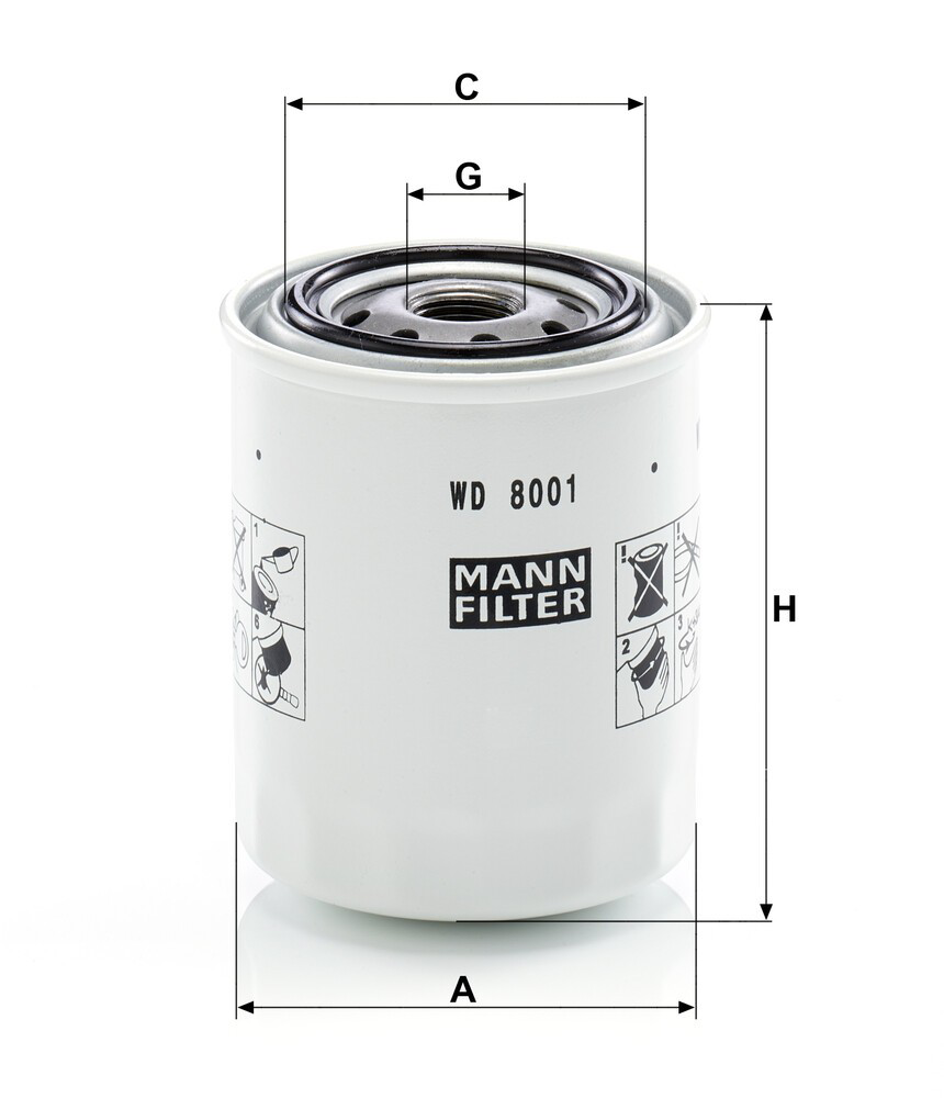 WD8001 Mann-Filter 